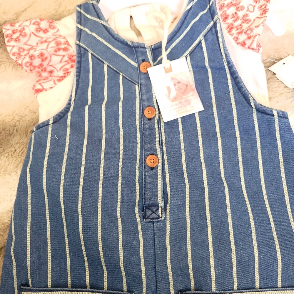 BRAND NEW! Jessica Simpson Romper +Shirt Set